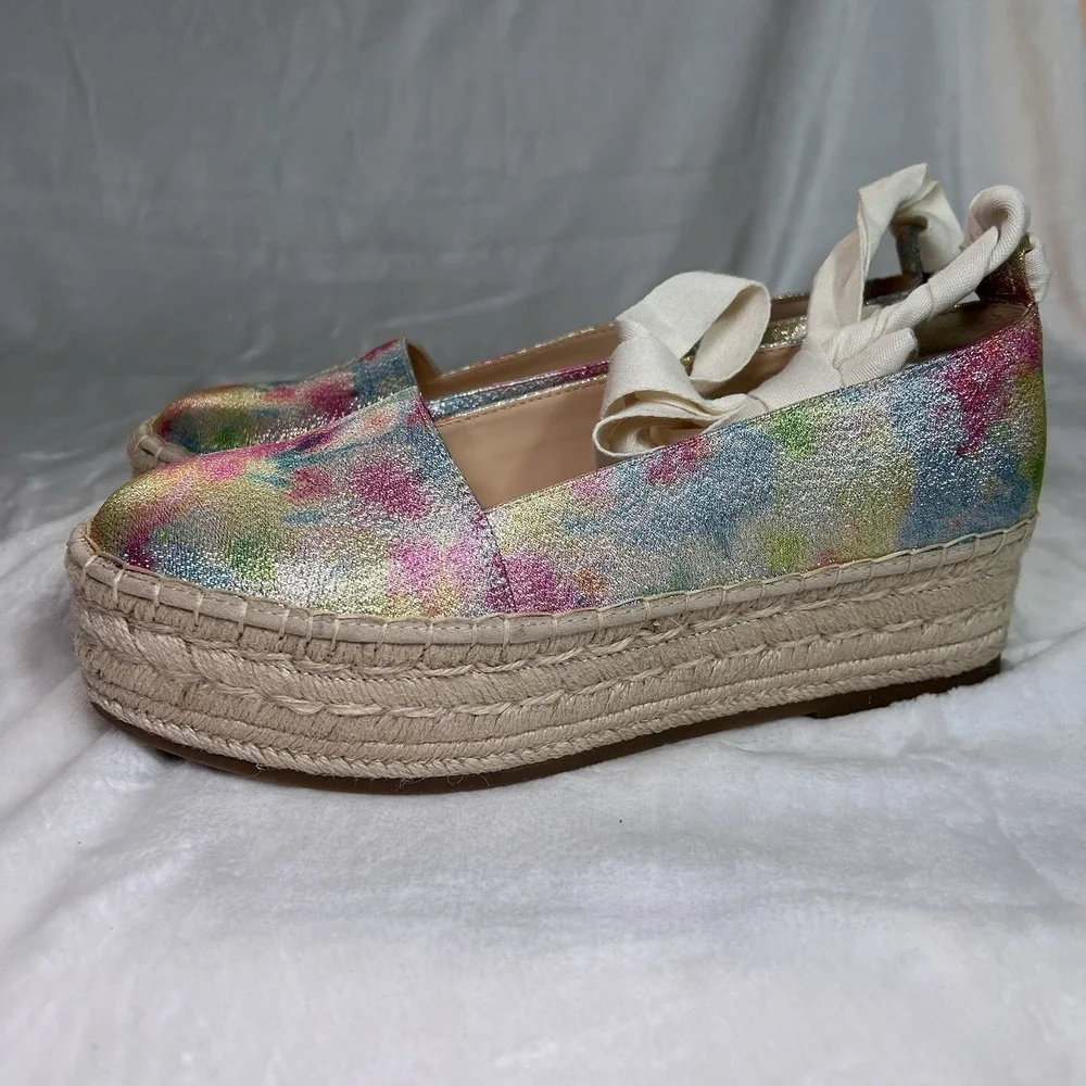 Jessica Simpson Cavien Espadrille Slip-On US Size 9.5 / EU 41 Multicolor Ankle